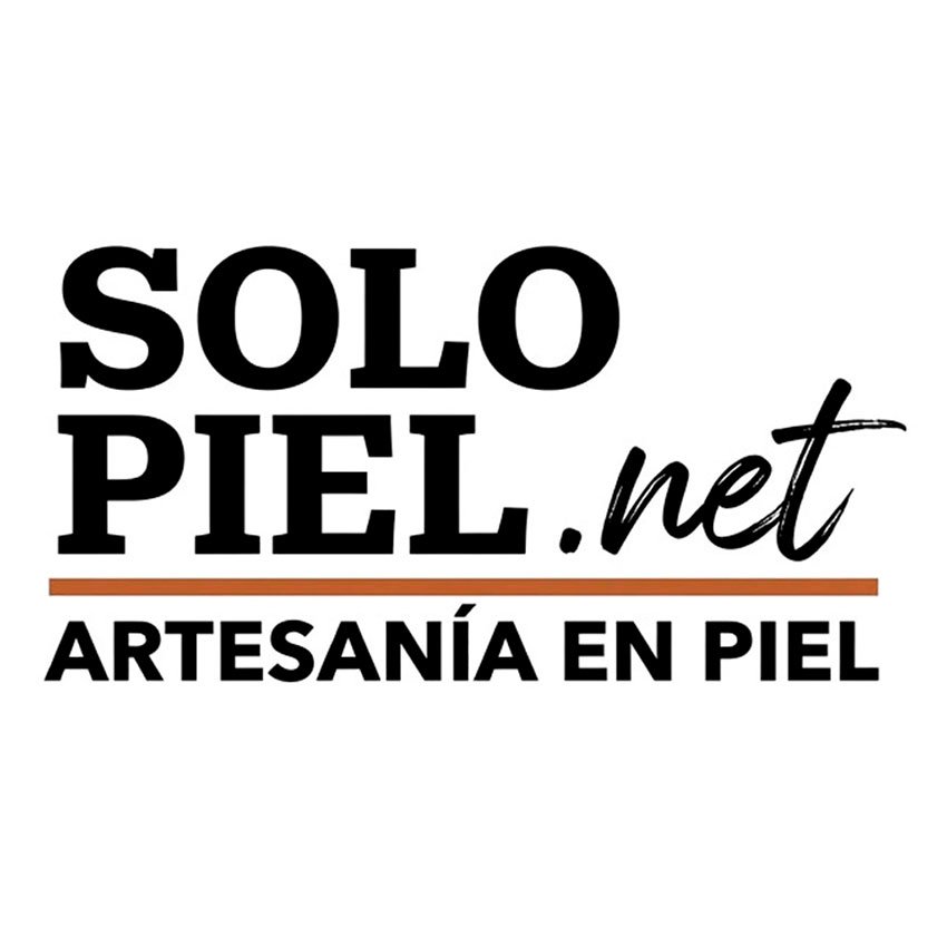 Después: logotipo rediseñado de Solopiel.net